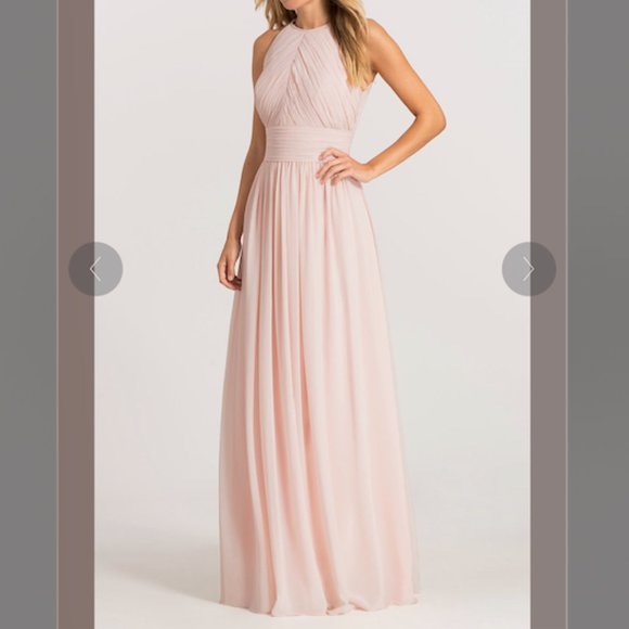 Kleinfeld Bridal Party Petal Pink/Pale Gown - Picture 1 of 4